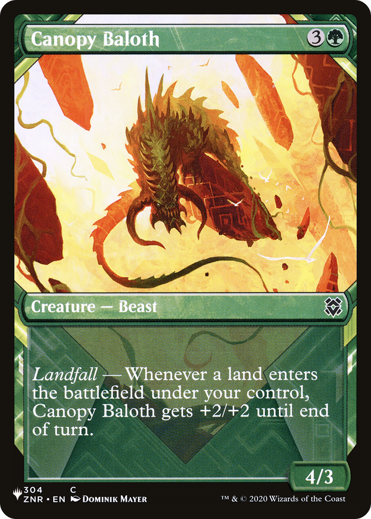 Canopy Baloth (Showcase) [The List] | Jack's On Queen