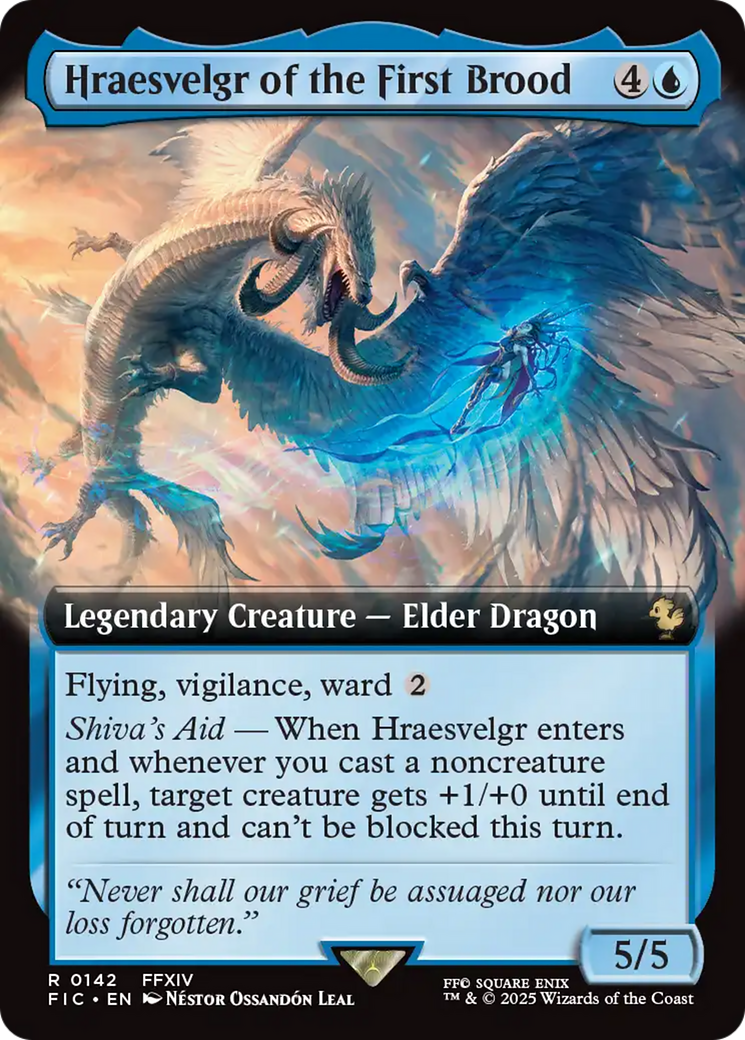 Hraesvelgr of the First Brood (Extended Art) [FINAL FANTASY Commander] | Jack's On Queen