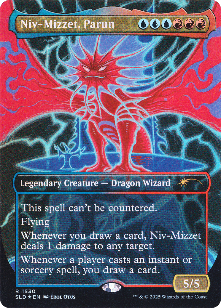 Niv-Mizzet, Parun (Rainbow Foil) [Secret Lair Drop Series] | Jack's On Queen