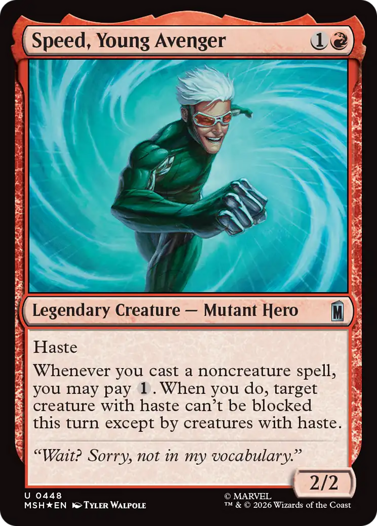 Speed, Young Avenger (Surge Foil) [Marvel Super Heroes] | Jack's On Queen