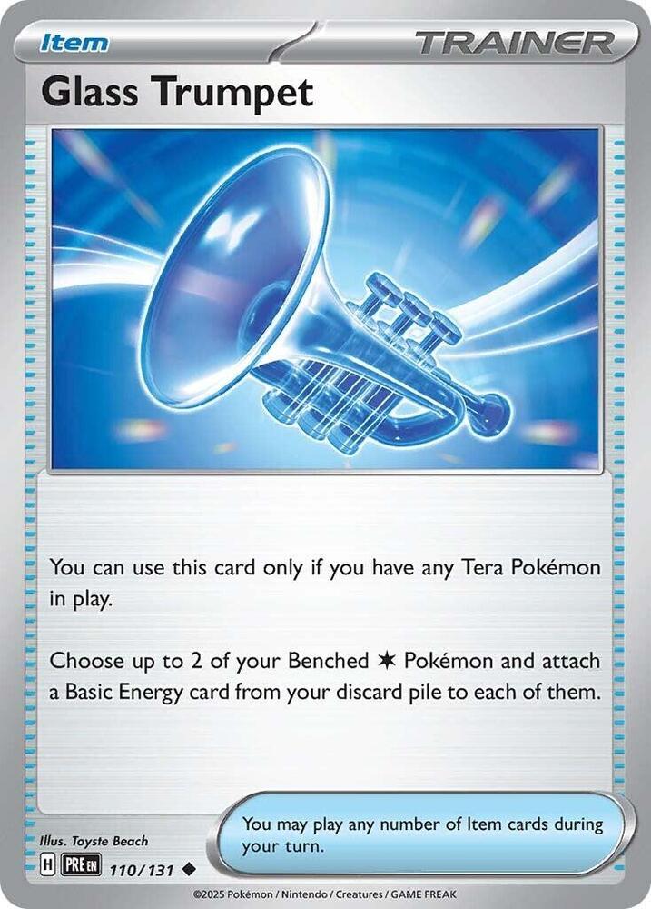 Glass Trumpet (110/131) [Scarlet & Violet: Prismatic Evolutions] | Jack's On Queen