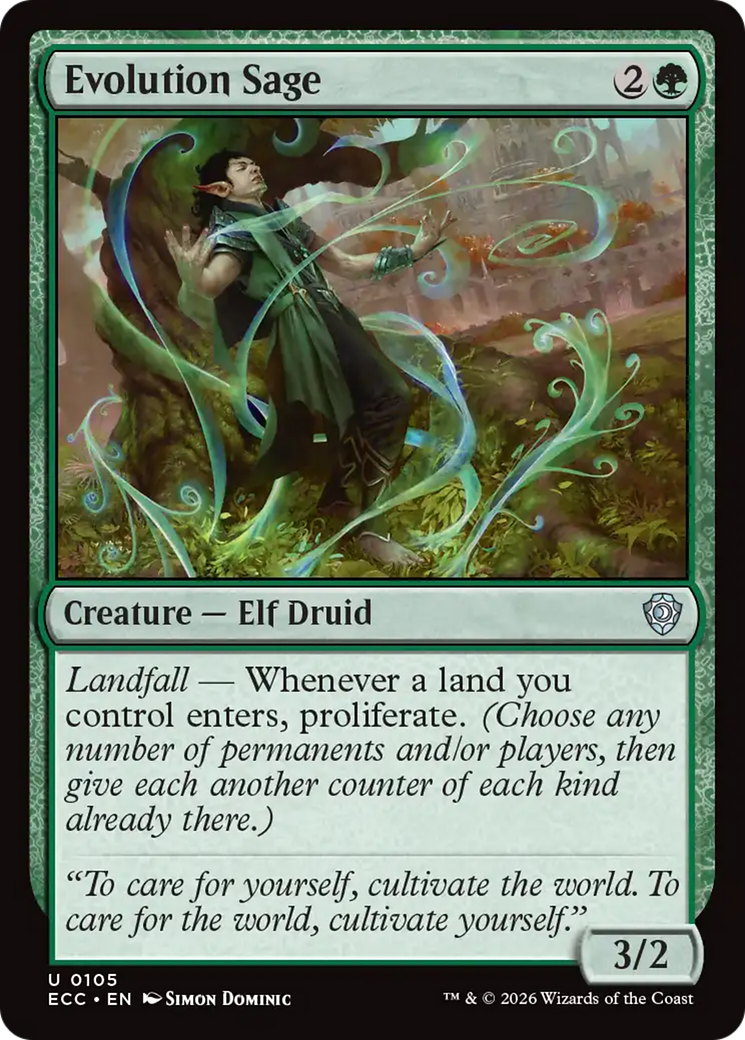 Evolution Sage [Lorwyn Eclipsed Commander] | Jack's On Queen