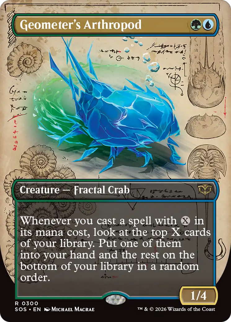 Geometer's Arthropod (Borderless) [Secrets of Strixhaven] | Jack's On Queen