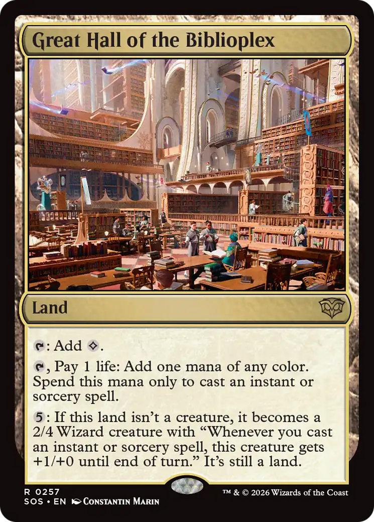 Great Hall of the Biblioplex [Secrets of Strixhaven] | Jack's On Queen