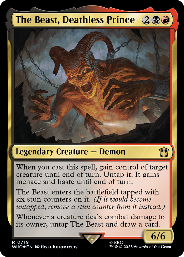 The Beast, Deathless Prince (Surge Foil) [Doctor Who] | Jack's On Queen
