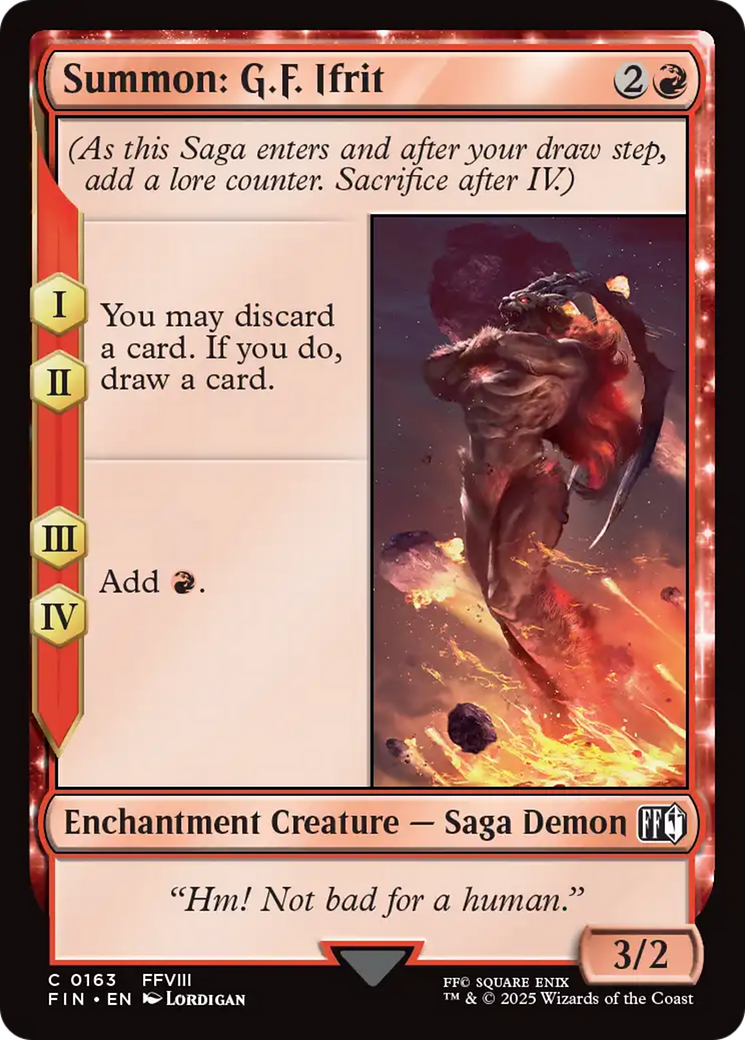 Summon: G.F. Ifrit [FINAL FANTASY] | Jack's On Queen