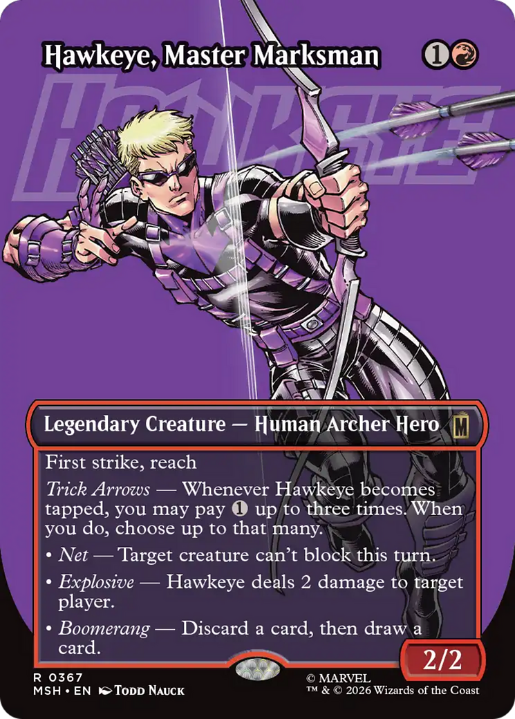 Hawkeye, Master Marksman (Borderless) [Marvel Super Heroes] | Jack's On Queen