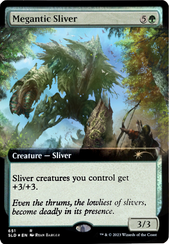 Megantic Sliver (Extended Art) [Secret Lair Drop Promos] | Jack's On Queen