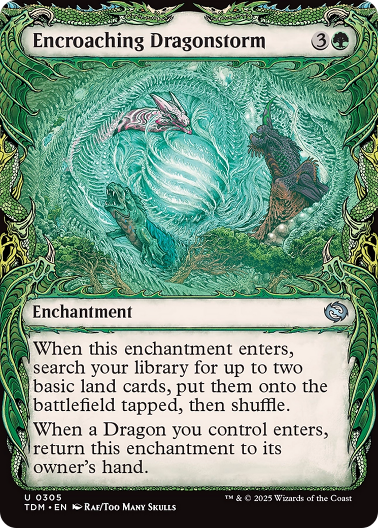 Encroaching Dragonstorm (Showcase) [Tarkir: Dragonstorm] | Jack's On Queen