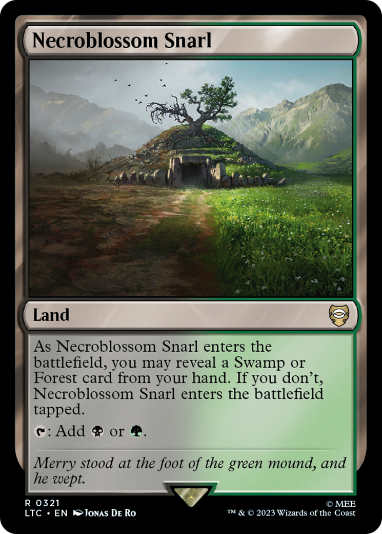 Necroblossom Snarl [The Lord of the Rings: Tales of Middle-Earth Commander] | Jack's On Queen