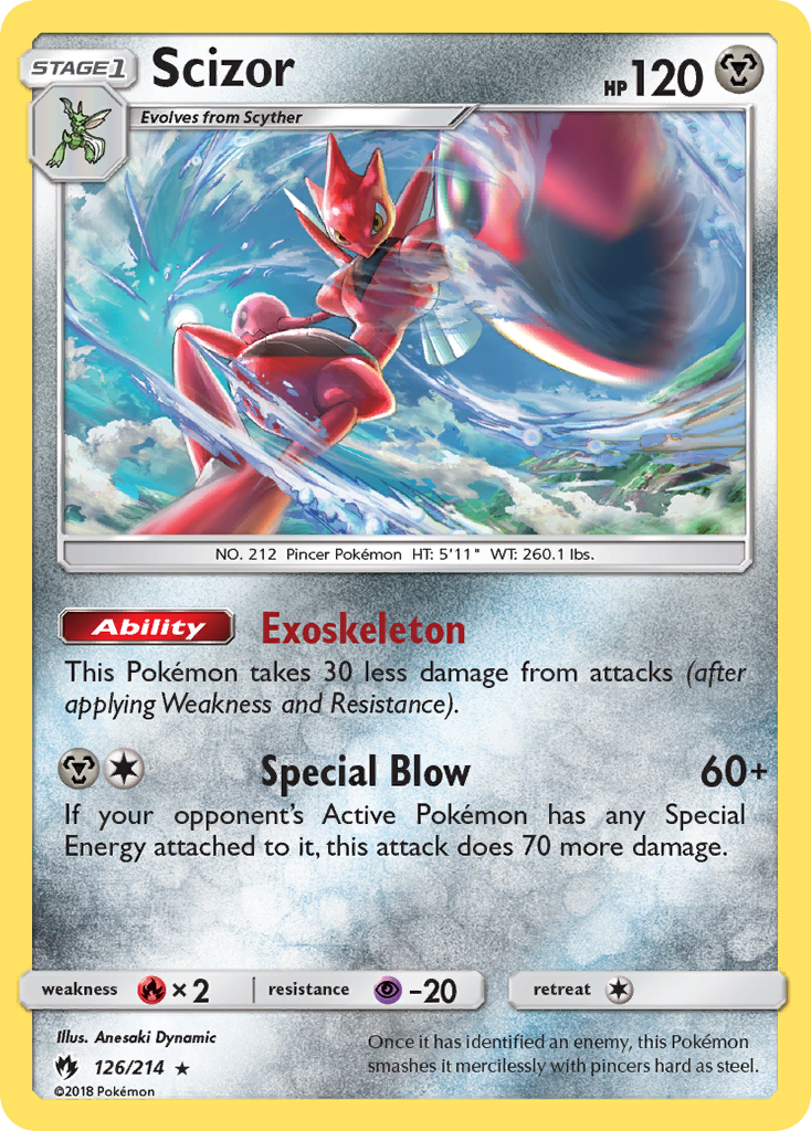 Scizor (126/214) [Sun & Moon: Lost Thunder] | Jack's On Queen