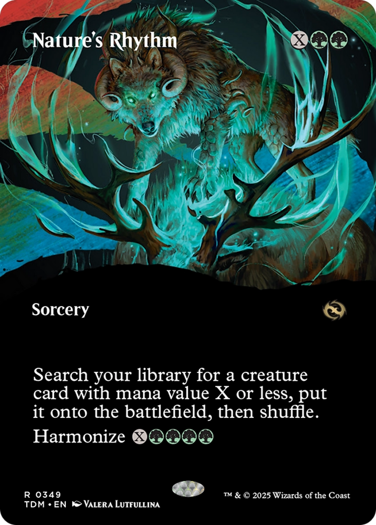 Nature's Rhythm (Borderless) [Tarkir: Dragonstorm] | Jack's On Queen