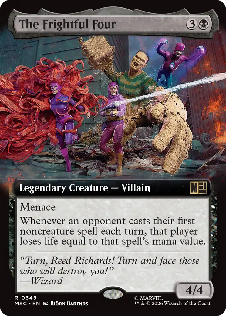 The Frightful Four (Extended Art) [Marvel Super Heroes Commander] | Jack's On Queen