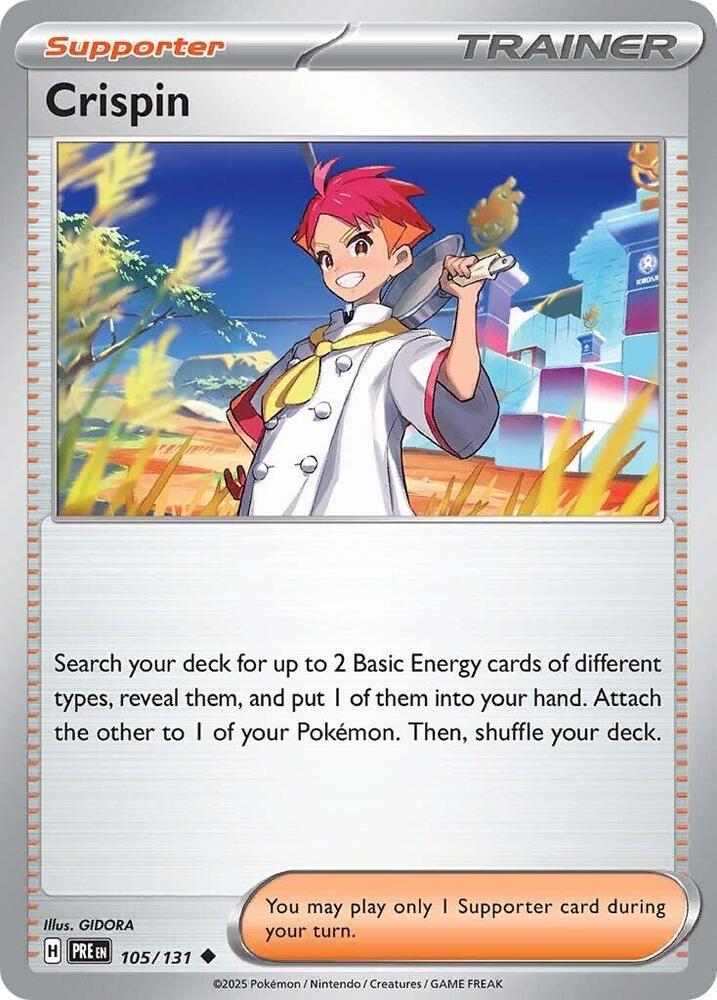 Crispin (105/131) [Scarlet & Violet: Prismatic Evolutions] | Jack's On Queen