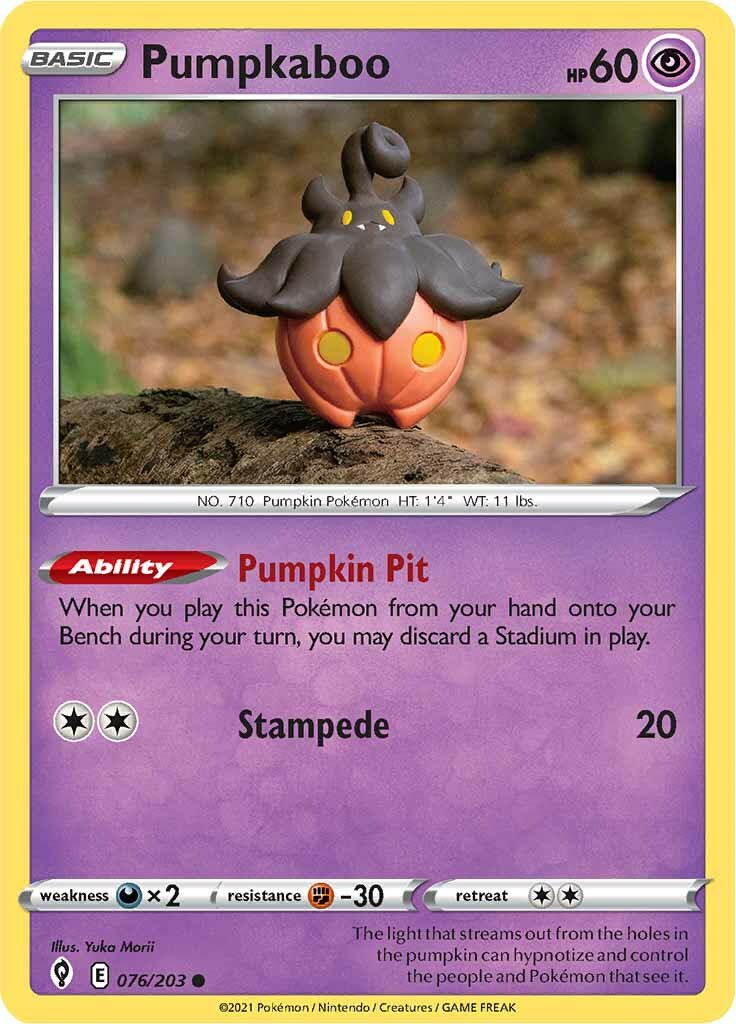 Pumpkaboo (076/203) [Sword & Shield: Evolving Skies] | Jack's On Queen