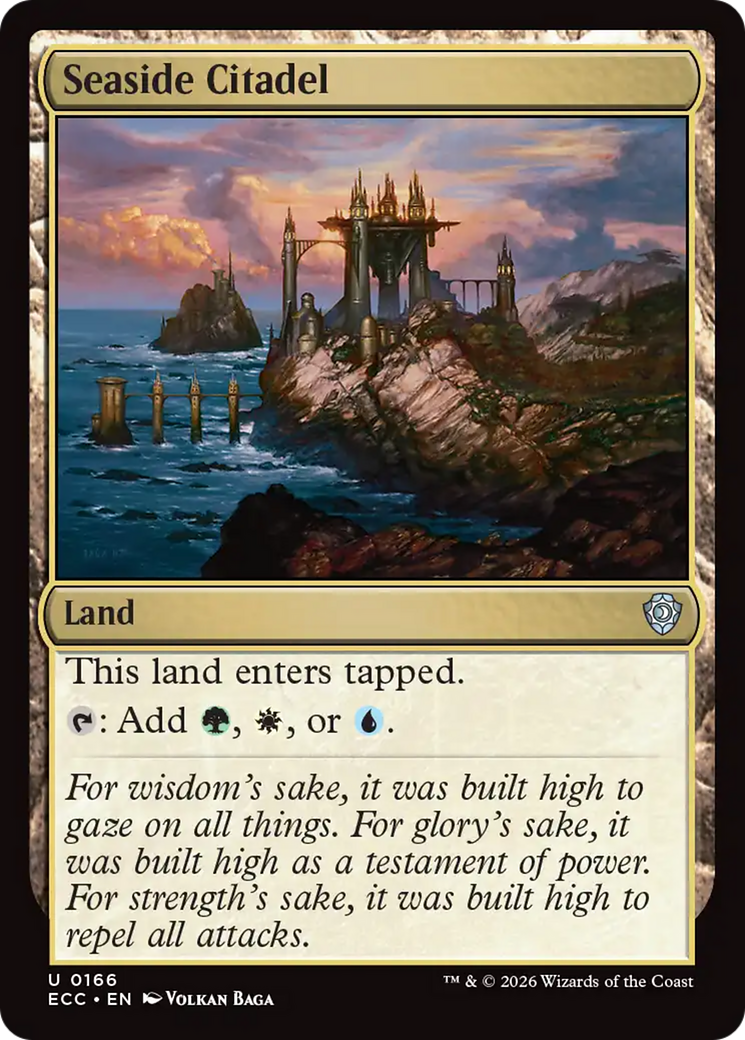 Seaside Citadel [Lorwyn Eclipsed Commander] | Jack's On Queen