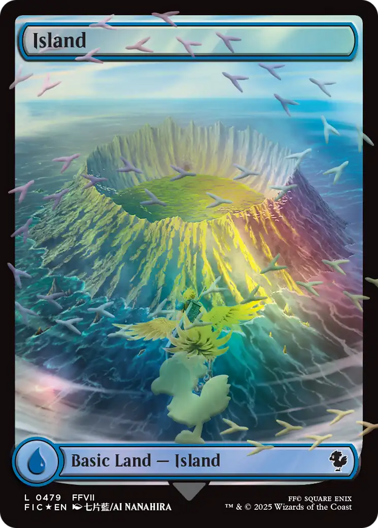 Island (Chocobo Track Foil) [FINAL FANTASY Commander] | Jack's On Queen