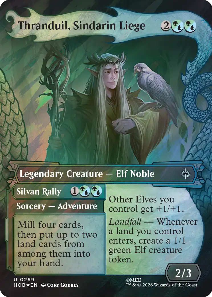 Thranduil, Sindarin Liege (Showcase) (Surge Foil) [The Hobbit] | Jack's On Queen