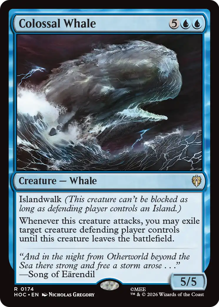 Colossal Whale [The Hobbit: Eternal-Legal] | Jack's On Queen