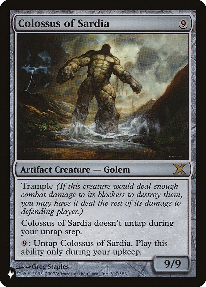 Colossus of Sardia [The List] | Jack's On Queen