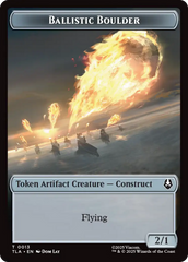 Ballistic Boulder // Food (0019) Double-Sided Token [Avatar: The Last Airbender Tokens] | Jack's On Queen