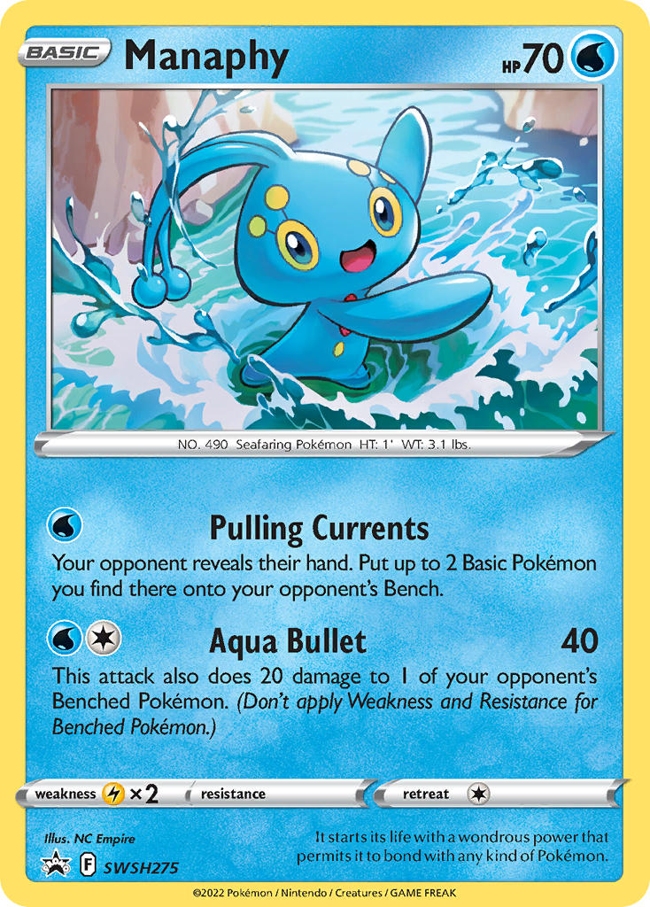 Manaphy (SWSH275) [Sword & Shield: Black Star Promos] | Jack's On Queen