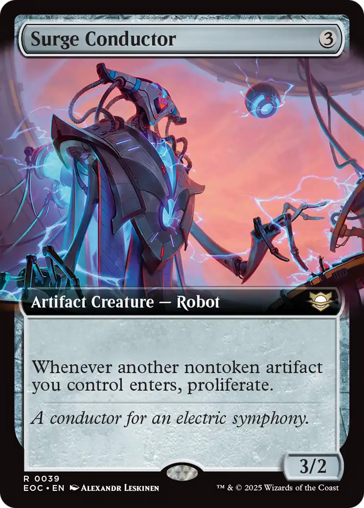 Surge Conductor (Extended Art) [Edge of Eternities Commander] | Jack's On Queen