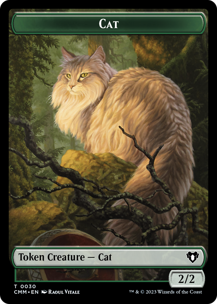 Cat Token (30) [Commander Masters Tokens] | Jack's On Queen