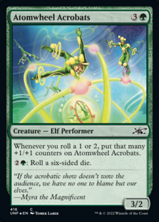 Atomwheel Acrobats (Galaxy Foil) [Unfinity] | Jack's On Queen