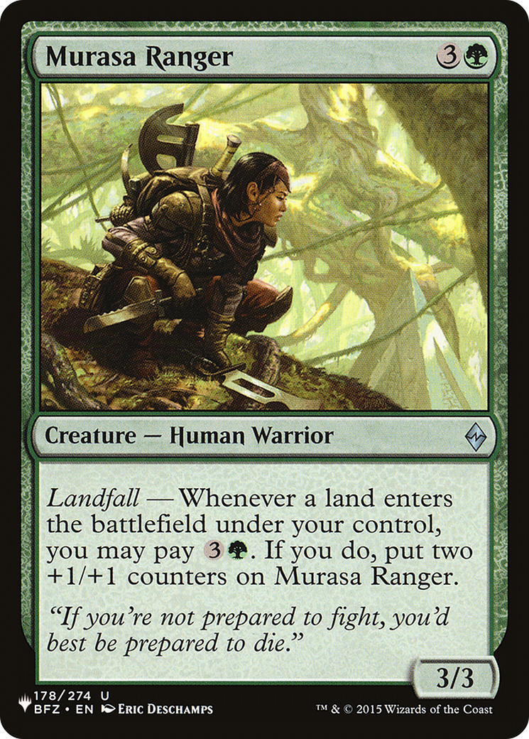 Murasa Ranger [The List] | Jack's On Queen