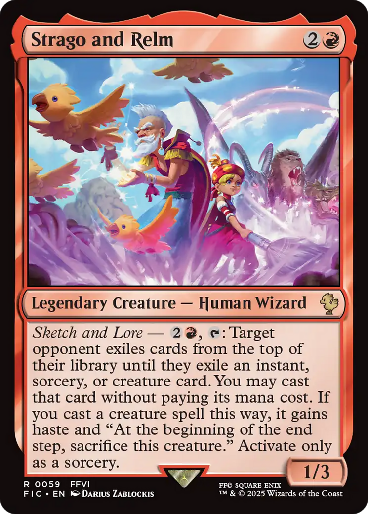 Strago and Relm [FINAL FANTASY Commander] | Jack's On Queen