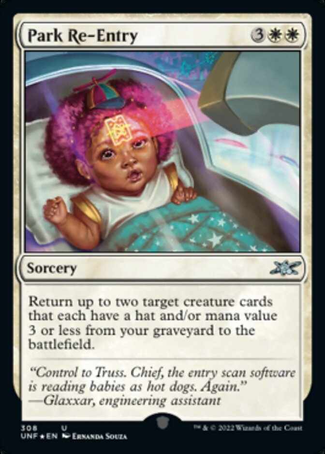 Park Re-Entry (Galaxy Foil) [Unfinity] | Jack's On Queen