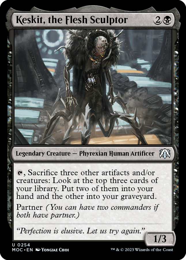 Keskit, the Flesh Sculptor [March of the Machine Commander] | Jack's On Queen