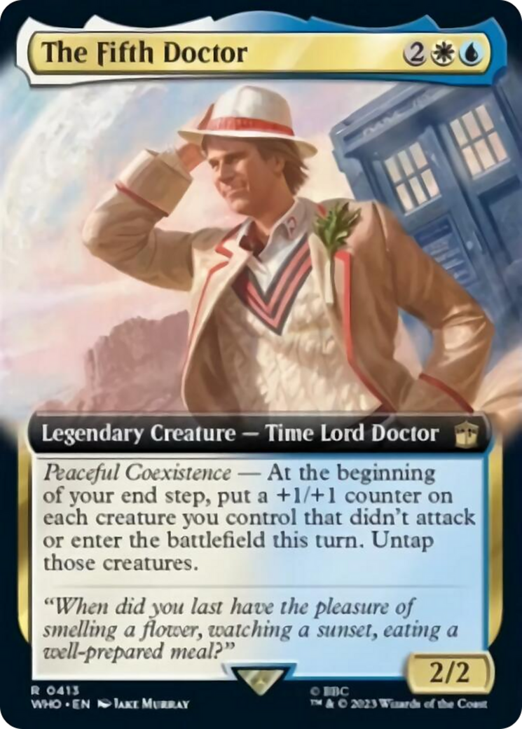 The Fifth Doctor (Extended Art) [Doctor Who] | Jack's On Queen