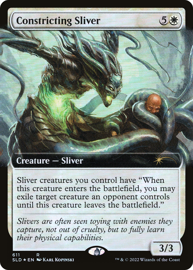 Constricting Sliver (Extended Art) [Secret Lair Drop Promos] | Jack's On Queen