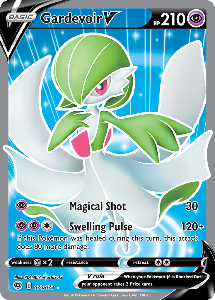 Gardevoir V (070/073) [Sword & Shield: Champion's Path] | Jack's On Queen