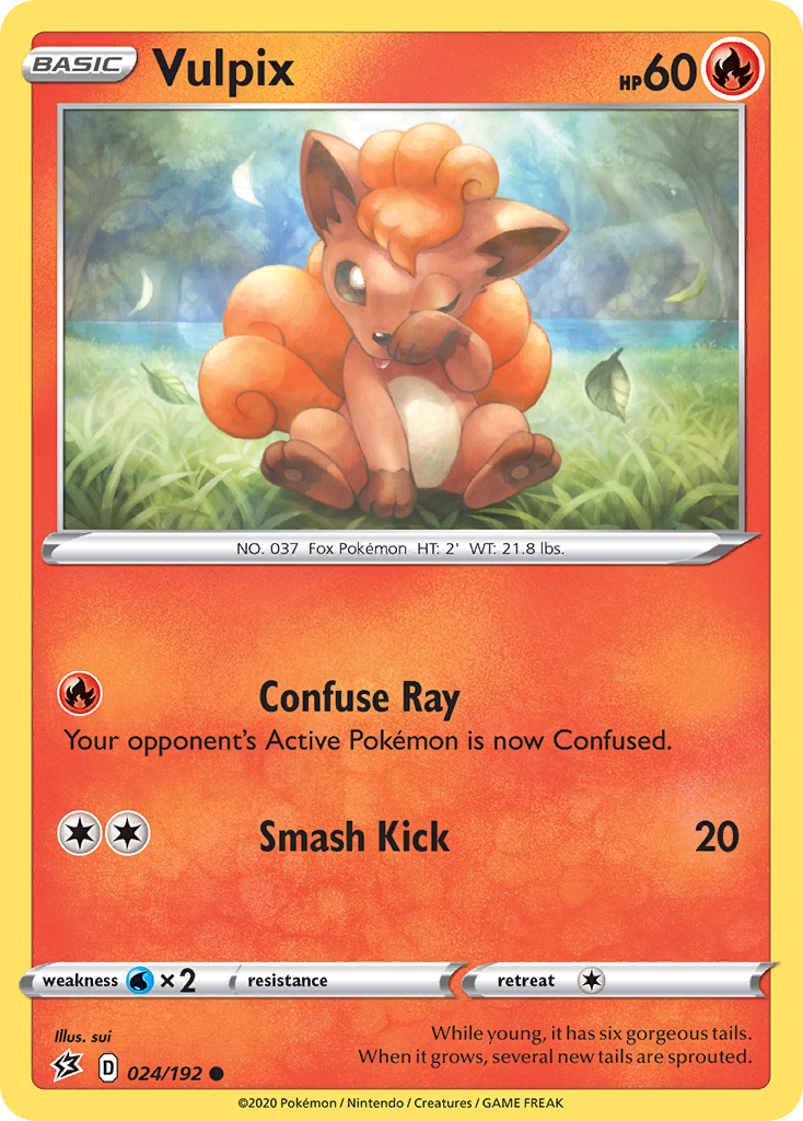 Vulpix (024/192) [Sword & Shield: Rebel Clash] | Jack's On Queen