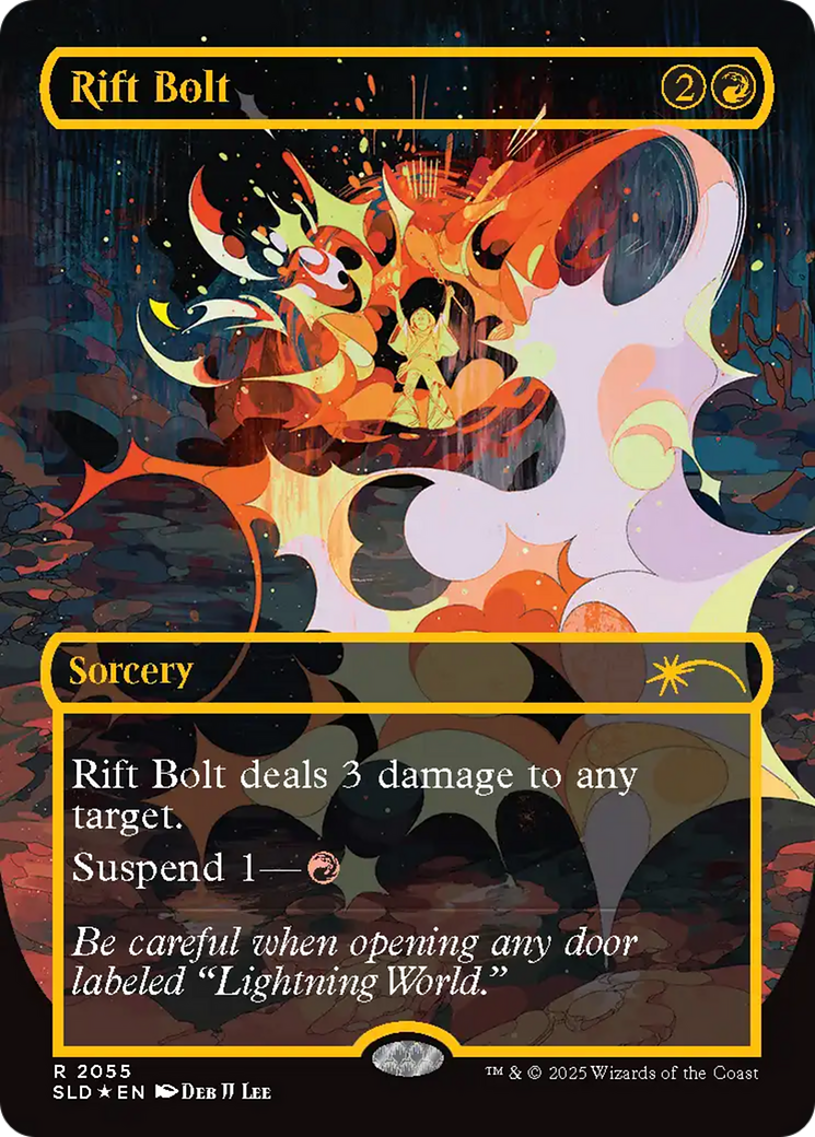 Rift Bolt (2055) (Raised Foil) [Secret Lair Drop Series] | Jack's On Queen