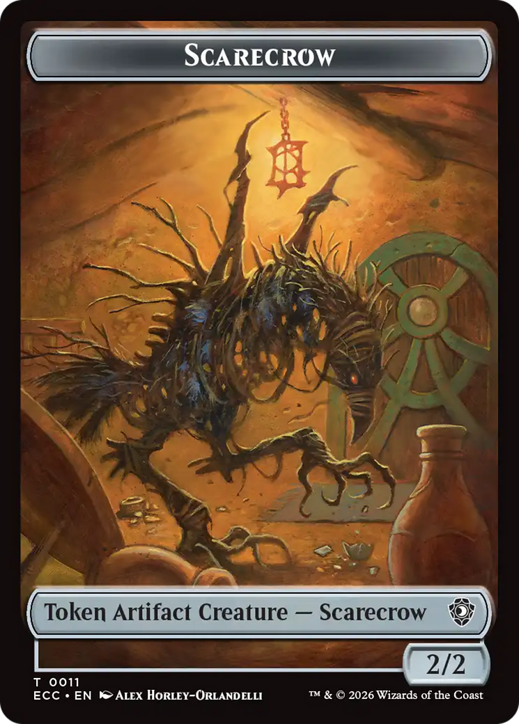 Snake // Scarecrow Double-Sided Token [Lorwyn Eclipsed Tokens] | Jack's On Queen