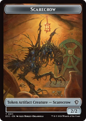 Snake // Scarecrow Double-Sided Token [Lorwyn Eclipsed Tokens] | Jack's On Queen