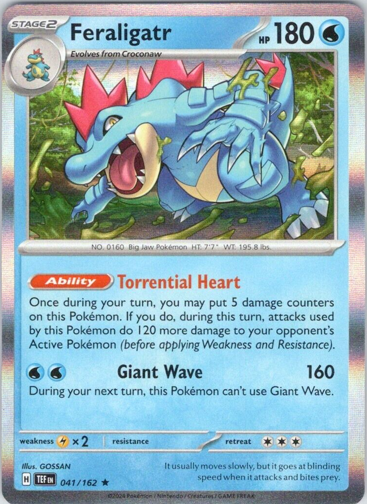 Feraligatr (041/162) [Scarlet & Violet: Temporal Forces] | Jack's On Queen