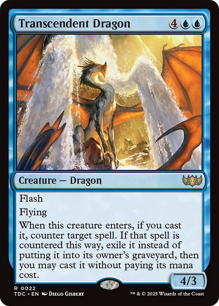 Transcendent Dragon [Tarkir: Dragonstorm Commander] | Jack's On Queen