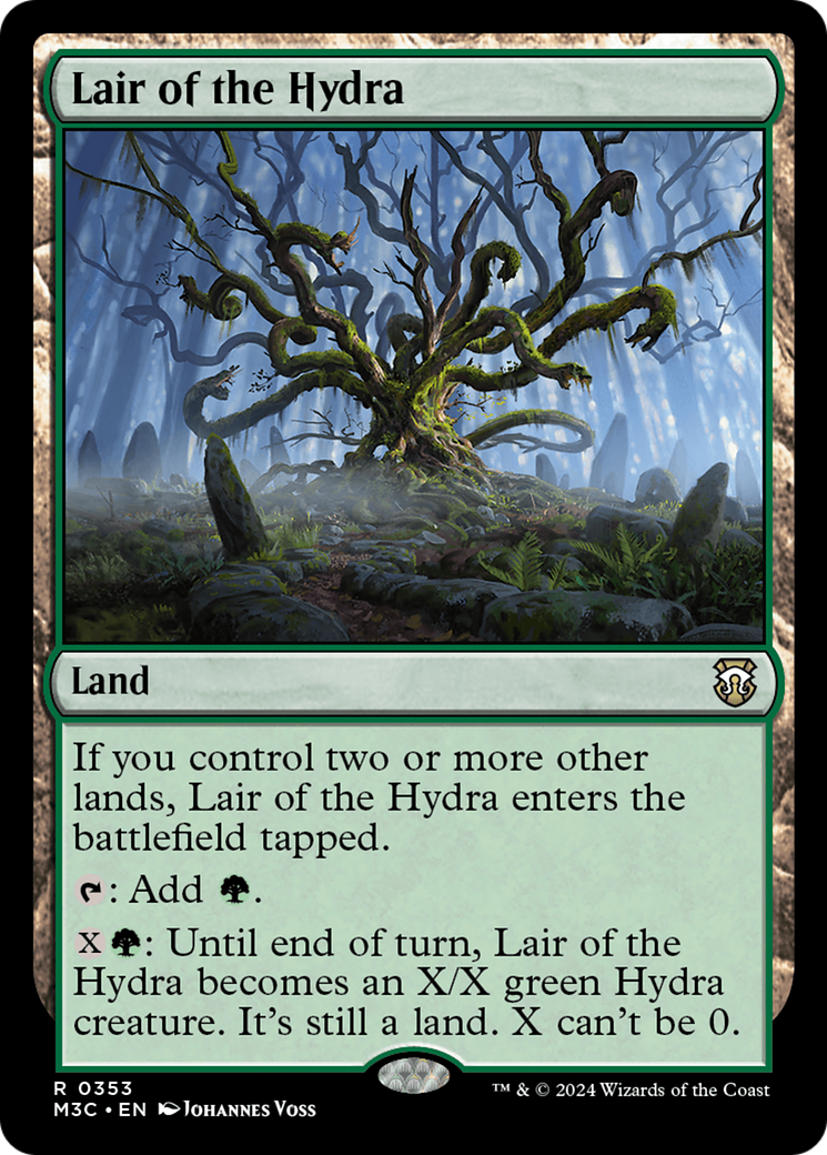 Lair of the Hydra (Ripple Foil) [Modern Horizons 3 Commander] | Jack's On Queen