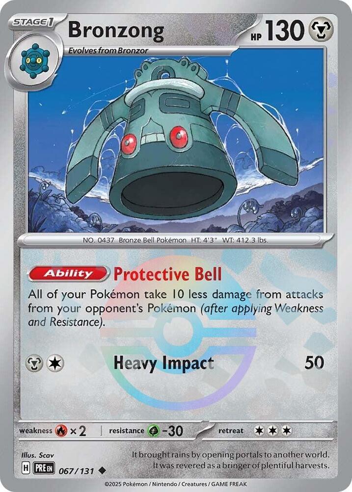 Bronzong (067/131) (Poke Ball Pattern) [Scarlet & Violet: Prismatic Evolutions] | Jack's On Queen