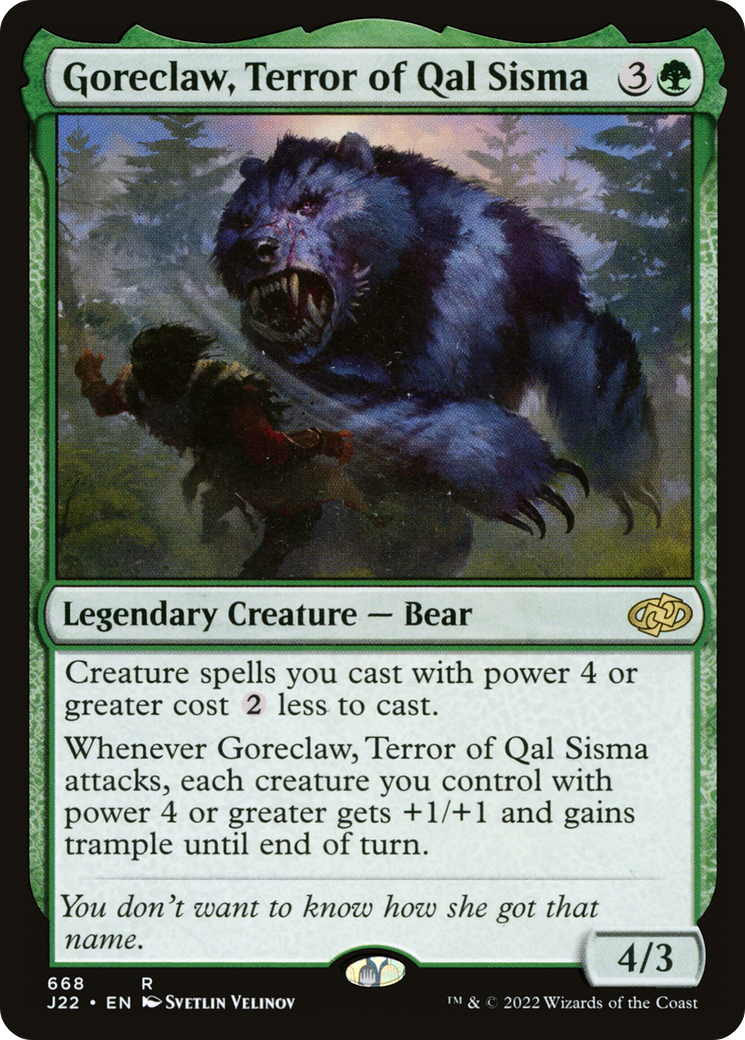Goreclaw, Terror of Qal Sisma [Jumpstart 2022] | Jack's On Queen