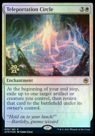 Teleportation Circle [Dungeons & Dragons: Adventures in the Forgotten Realms Prerelease Promos] | Jack's On Queen