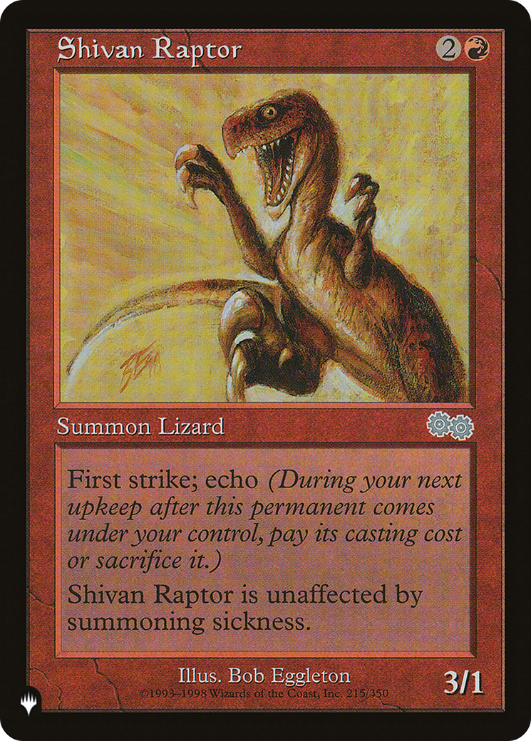 Shivan Raptor [The List Reprints] | Jack's On Queen