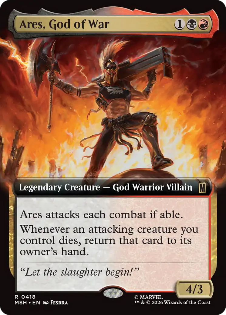 Ares, God of War (Extended Art) [Marvel Super Heroes] | Jack's On Queen