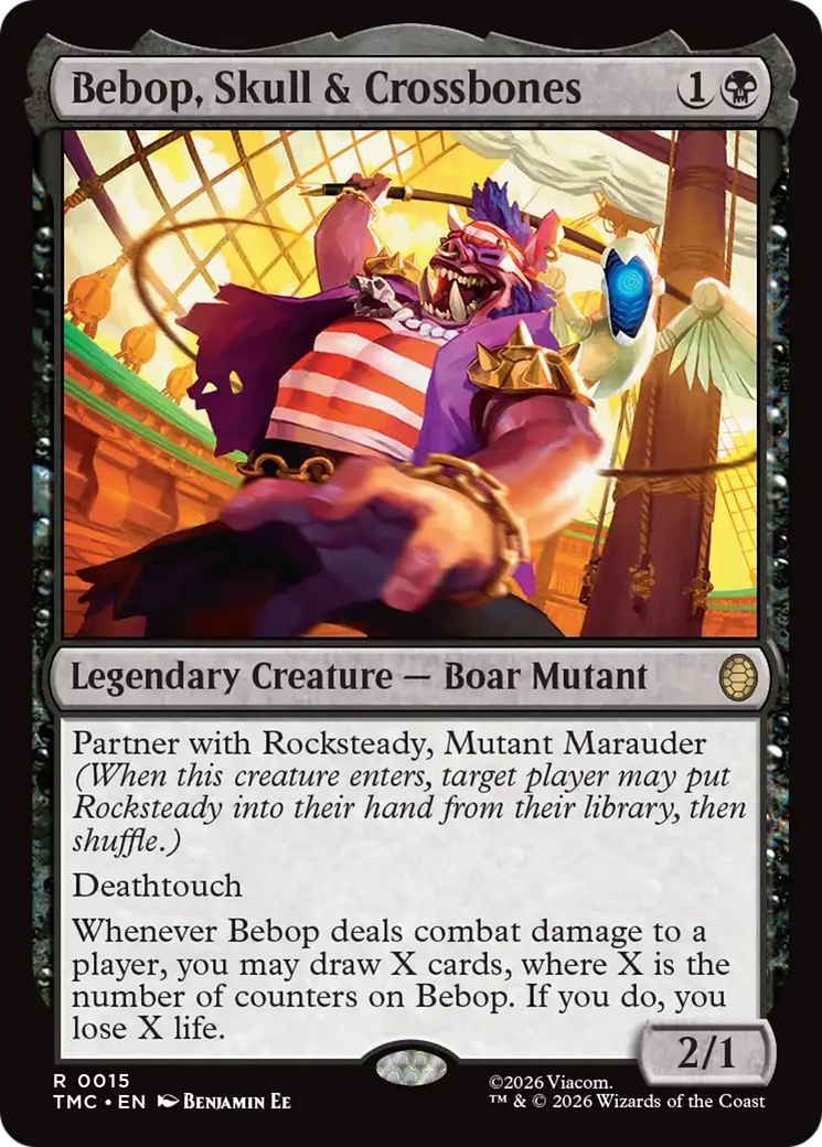 Bebop, Skull & Crossbones [Teenage Mutant Ninja Turtles Commander] | Jack's On Queen