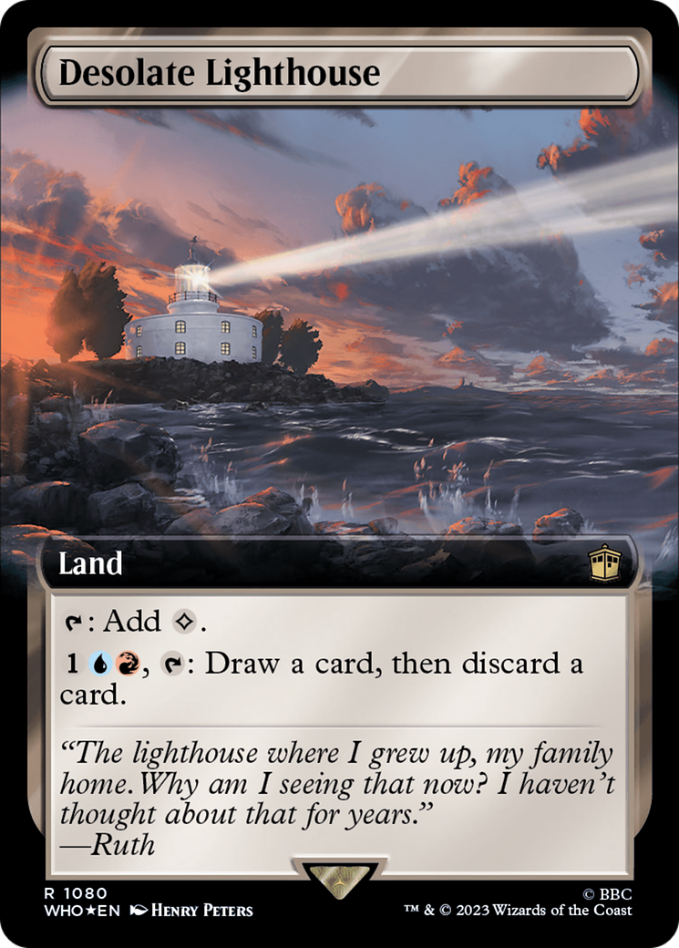 Desolate Lighthouse (Extended Art) (Surge Foil) [Doctor Who] | Jack's On Queen